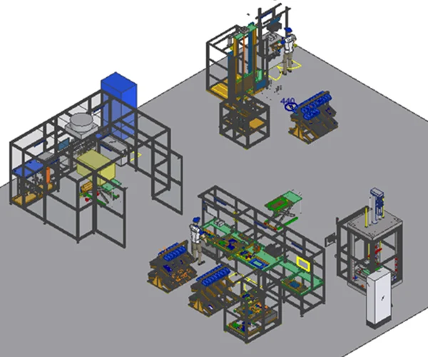 氢燃料电电池组装测试生产线